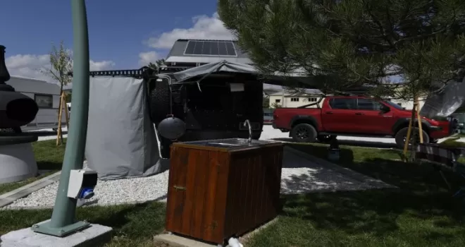 Başkentin karavan parkları kısa sürede karavan tutkunlarının gözdesi oldu
