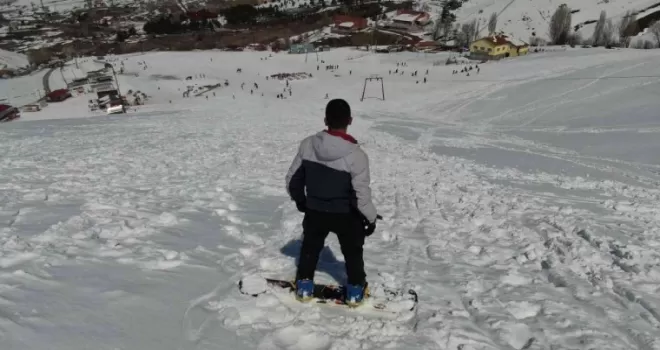 Başkentliler kar sezonunu Elmadağ’da kapattı
