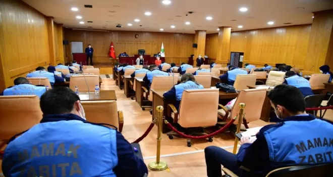 Başkentte zabıtalara temel eğitim sınavı

