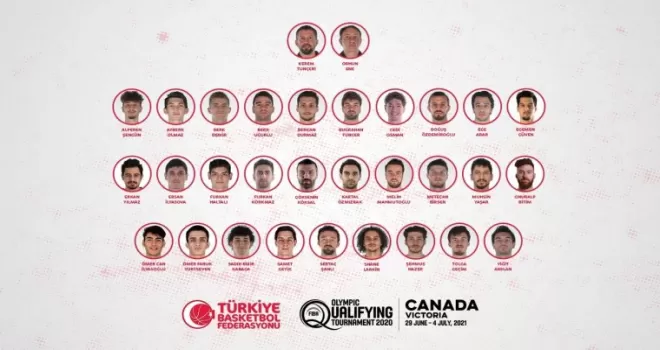 Basketbolda milli takımın Olimpiyat Elemeleri aday kadrosu açıklandı
