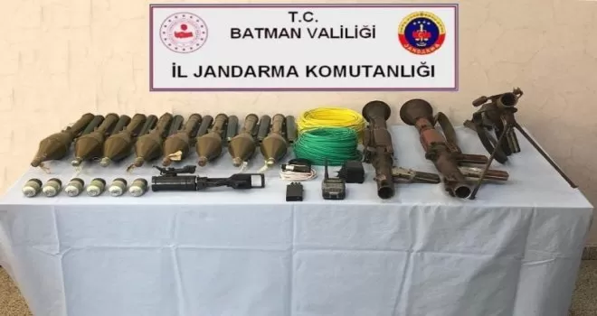 Batman’da cephanelik ele geçirildi
