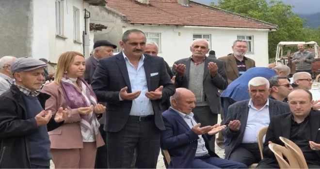 Bayramda yağmur şükür duası yapıldı