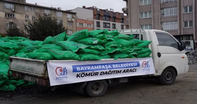 Bayrampaşa Belediyesi’nden 250 ton kömür yardımı
