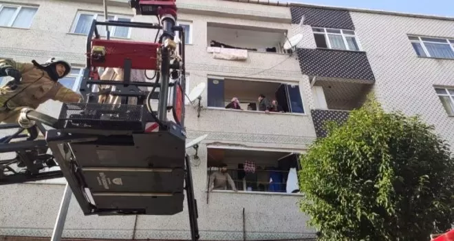 Bayrampaşa’da korkutan yangın
