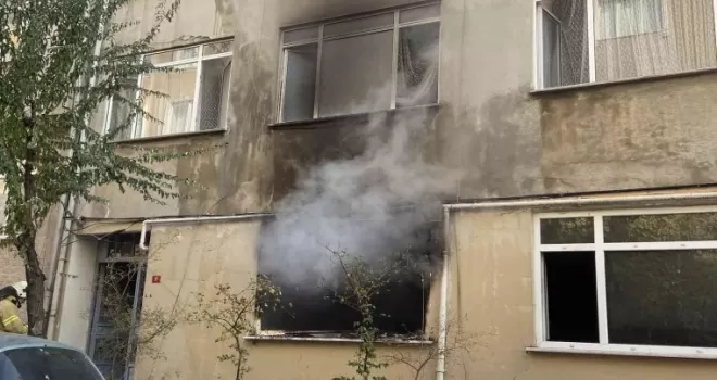 Bayrampaşa’da korkutan yangın
