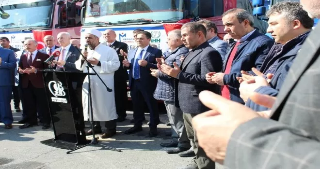Bayrampaşa’dan İdlib’e 7 tır yardım eli
