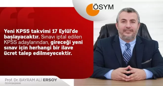 Beklenen oldu! KPSS iptal edildi...