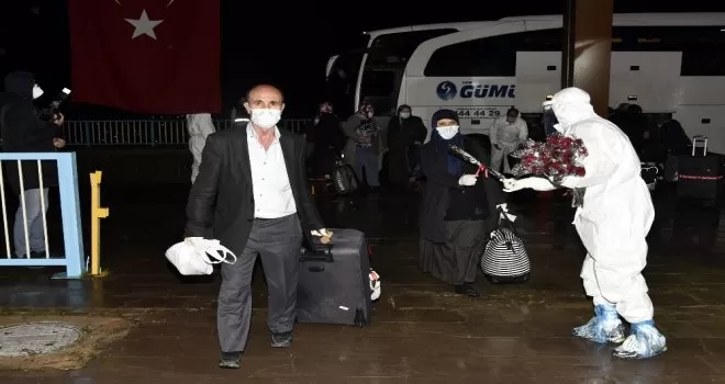 Belçika’dan getirilen 245 vatandaş Gümüşhane’de karantinada
