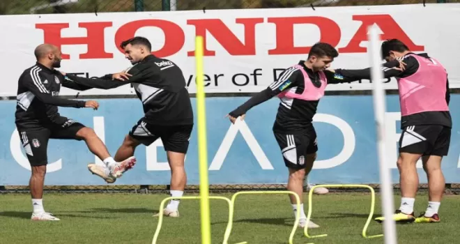 Beşiktaş, Fenerbahçe maçının hazırlıklarını sürdürdü
