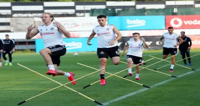 Beşiktaş, Gençlerbirliği maçı hazırlıklarını sürdürdü
