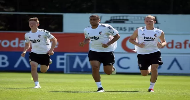 Beşiktaş, kondisyon ve taktik çalıştı
