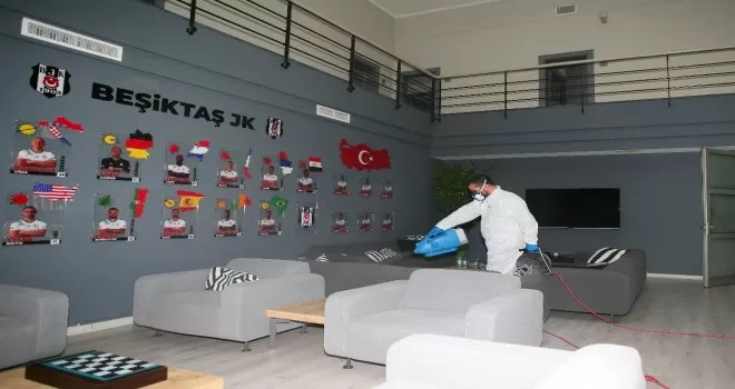 Beşiktaş Kulübü, tesisleri dezenfekte etti
