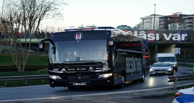 Beşiktaş stada ulaştı
