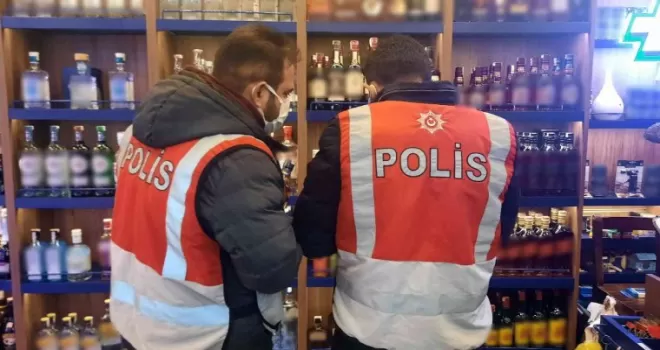 Beşiktaş’ta yılbaşı öncesi sahte içki denetimi
