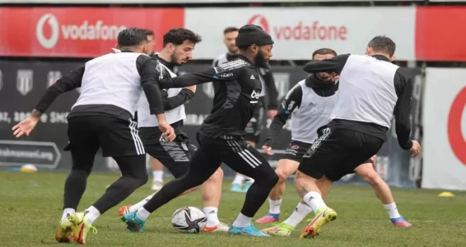 Beşiktaş, Trabzonspor maçı hazırlıklarını sürdürdü
