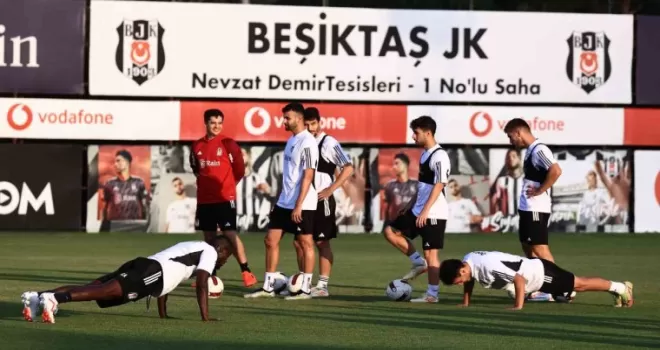Beşiktaş, Trabzonspor maçı hazırlıklarını sürdürdü
