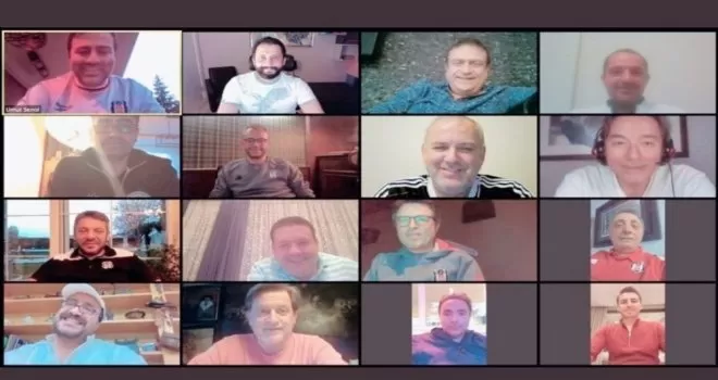 Beşiktaş Yönetim Kurulu video konferans ile toplandı
