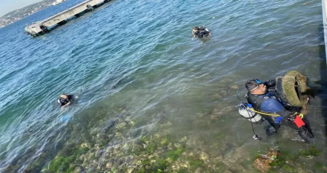 Beykoz sahilinde temizlik yapıldı
