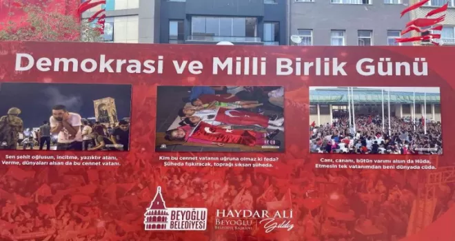 Beyoğlu’nda “15 Temmuz İstiklal Sergisi” açıldı
