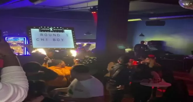 Beyoğlu’nda Afrikalıların partisine polis baskını kamerada

