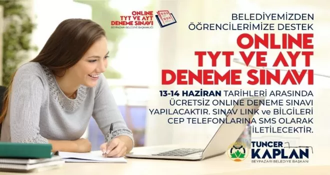 Beypazarı Belediyesi’nden gençlere sınav desteği
