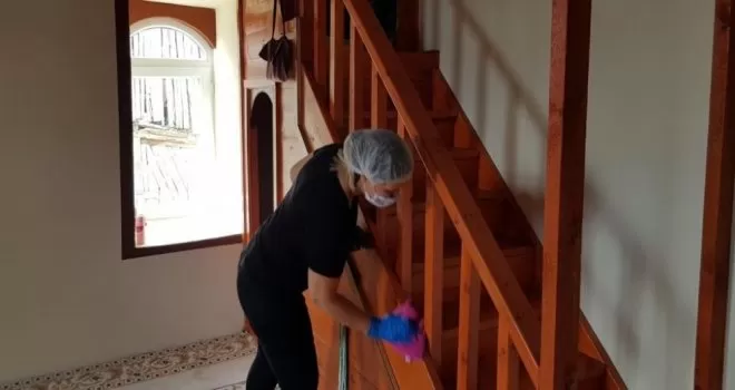 Beypazarı Belediyesinden camilerde temizlik

