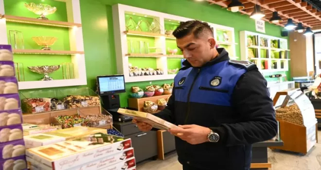 Bilecik Bozüyük’te kuruyemişçilere yılbaşı öncesi denetim