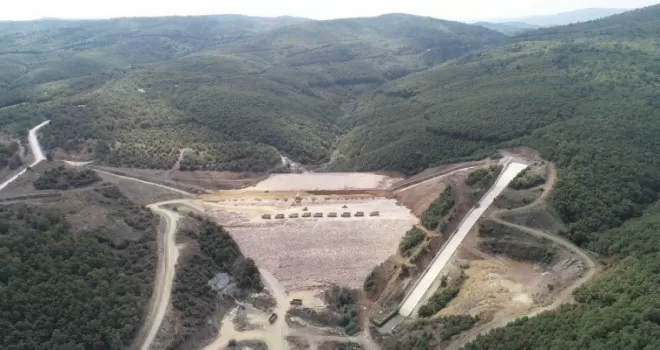 Bilecik Pazaryeri Dereköy Barajı’nda çalışmalar devam ediyor
