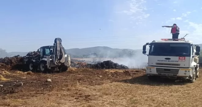 Bilecik Pazaryeri’nde aynı çiftlikte bir haftada ikinci yangın!