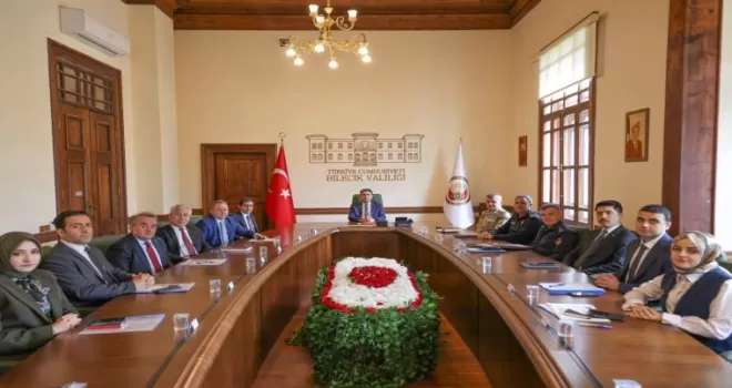 Bilecik’te ’Asayiş ve Güvenlik’ masaya yatırıldı