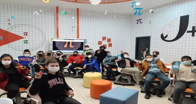Bilim Pursaklar Matematik Atölyesi öğrencilerinin ’Pi Günü’ etkinliği
