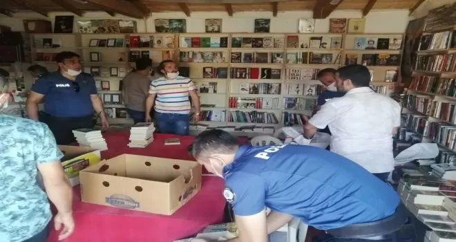 Binlerce korsan kitabın olduğu adrese şok operasyon
