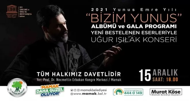 “Bizim Yunus” Albümü, Mamak’ta sevenleriyle buluşacak
