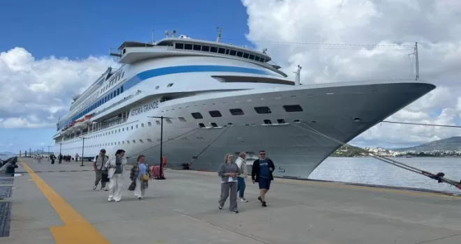Bodrum kruvaziyer sezonunu açtı
