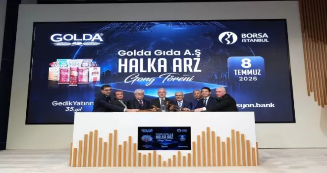 Bu kez gong ’Gold Gıda’ için çaldı