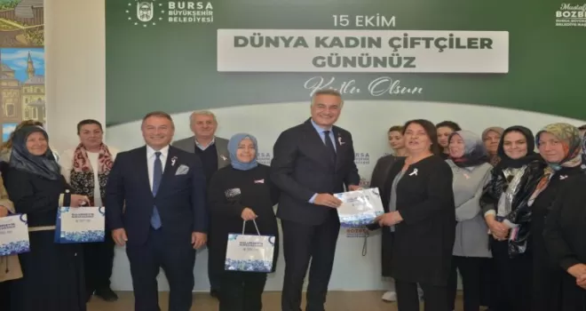 Bursa Büyükşehir’den kadın üreticilere destek