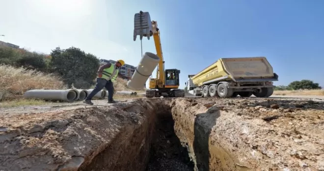 Bursa Büyükşehir’den Nilüfer’e 7 bin 600 metrelik altyapı yatırımı