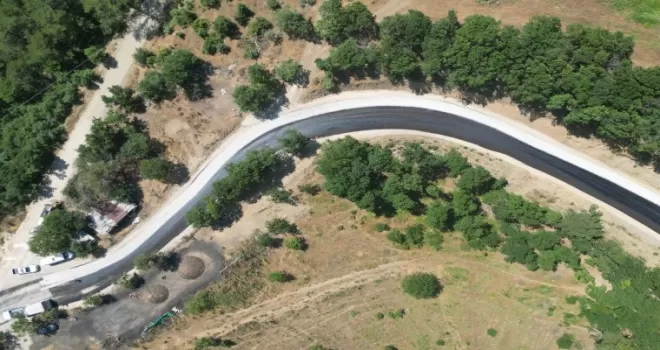 Bursa Büyükşehir, Osmangazi Dağakça Yolu’nu yeniledi
