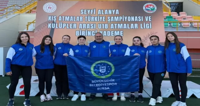 Bursa Büyükşehirli atletler Mersin’den boş dönmedi