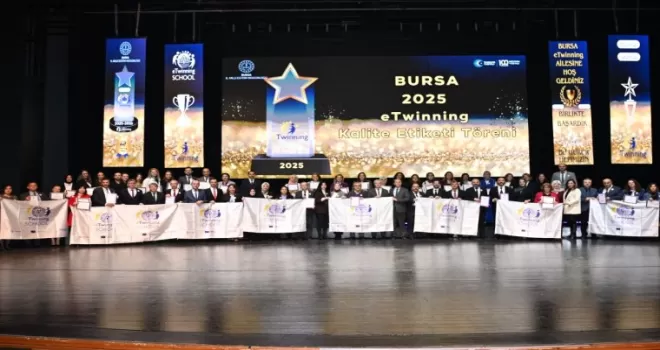 Bursa’da 700 öğretmene ’eTwinning kalite etiketi’