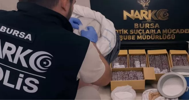 Bursa’da binlerce uyuşturucu hap ele geçirildi