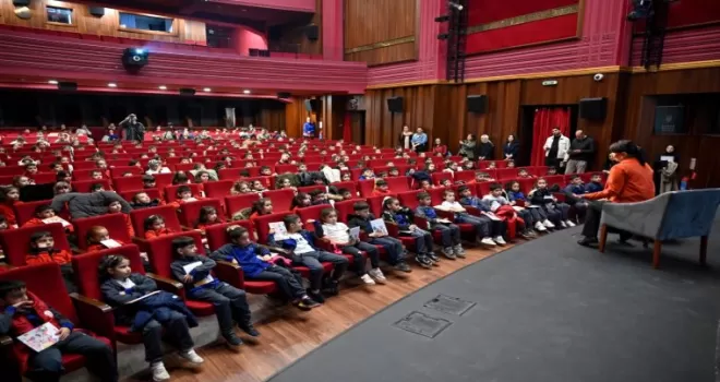 Bursa’da çocuklarla hikaye söyleşisi