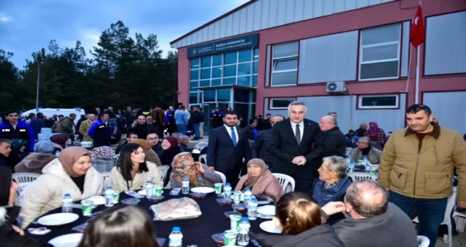 Bursa’da iftar bereketi Harmancık’ta yaşandı