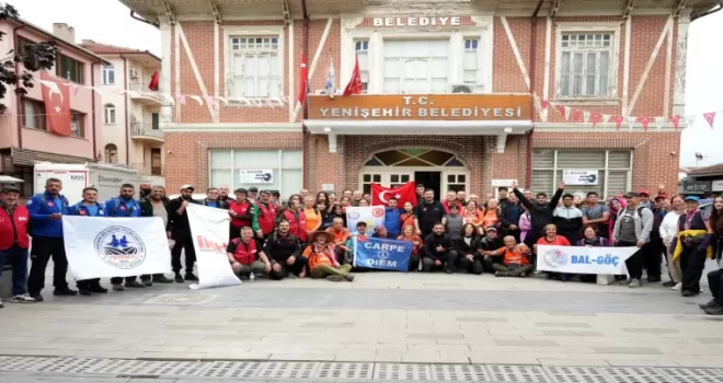 Bursa’da yüzlerce doğasever Yenişehir’de buluştu
