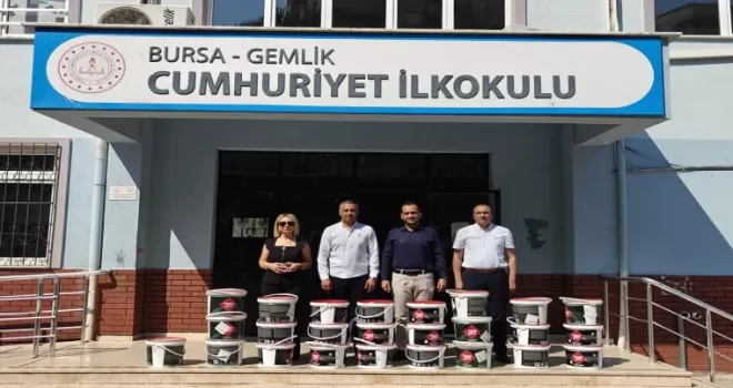 Bursa Gemlik’te eğitime renkli destek