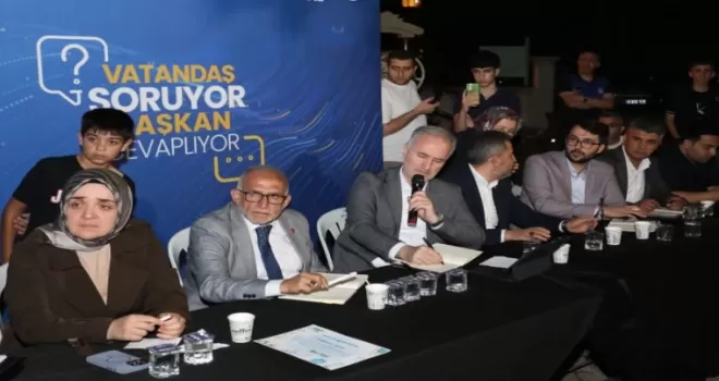 Bursa İnegöl’de Başkan Taban Yeni Mahalle sakinlerini dinledi
