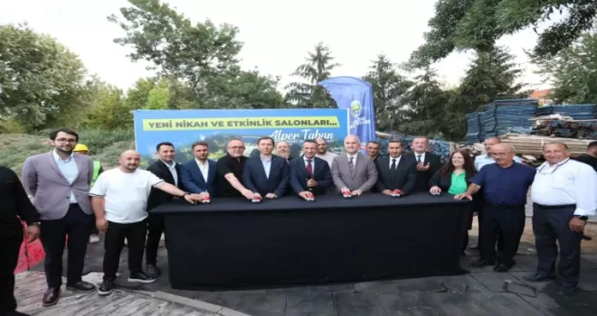 Bursa İnegöl’de Botanik Nikah Ve Etkinlik Salonlarının temeli atıldı