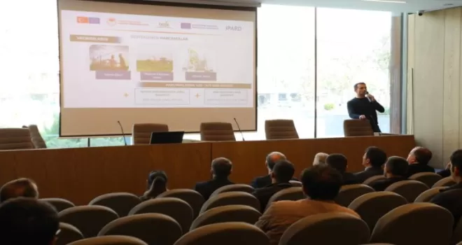 Bursa İnegöl’de çiftçilere TKDK destekleri anlatıldı