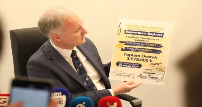 Bursa İnegöl’den 2 milyon TL’lik akademik destek