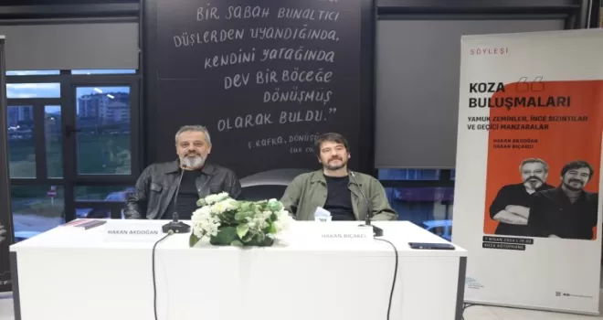 Bursa Nilüfer’de Koza Buluşmaları’nın konuğu Hakan Bıçakçı oldu